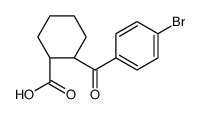 TRANS-2-(4-BROMOBENZOYL)-1-CYCLOHEXANE-CARBOXYLIC ACID, structure