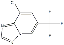 8-Chloro-6-trifluoromethyl-[1,2,4]triazolo[1,5-a]pyridine结构式