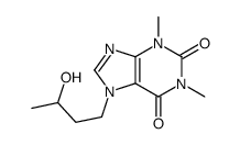 7-(3-hydroxybutyl)-1,3-dimethylpurine-2,6-dione Structure