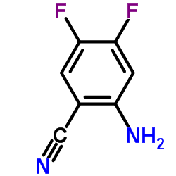 2-Amino-4,5-difluorobenzonitrile structure