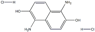 1,5-DiaMino-2,6-naphthalenedioldihydrochloride Structure