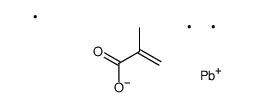trimethylplumbyl 2-methylprop-2-enoate结构式