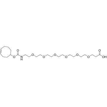 TCO-PEG6-acid Structure