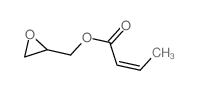 2-Butenoic acid,2-oxiranylmethyl ester结构式