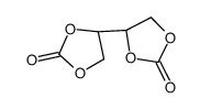 (4S)-4-[(4R)-2-oxo-1,3-dioxolan-4-yl]-1,3-dioxolan-2-one Structure
