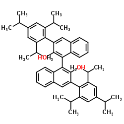 (R)-3,3'-Bis(2,4,6-triisopropylphenyl)-1,1'-bi-2-naphthol Structure