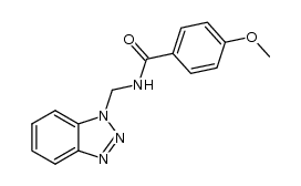 N-((1H-benzo[d][1,2,3]triazol-1-yl)methyl)-4-methoxybenzamide Structure