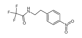 2,2,2-Trifluoro-N-(2-(4-nitrophenyl)ethyl)acetamide Structure