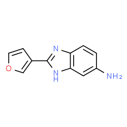 1H-Benzimidazol-5-amine,2-(3-furanyl)-(9CI) structure