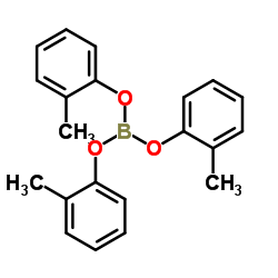Tris(2-methylphenyl) borate Structure