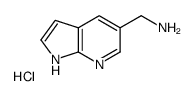 (1H-PYRROLO[2,3-B]PYRIDIN-5-YL)METHANAMINEHCl Structure