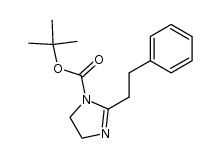 1-tert-butyloxycarbonyl-2-(2-phenylethyl)-2-imidazoline Structure