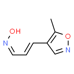 2-Propenal,3-(5-methyl-4-isoxazolyl)-,oxime,(1Z)-(9CI) structure