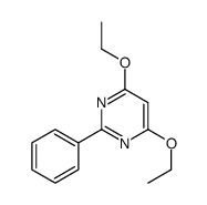 4,6-diethoxy-2-phenylpyrimidine Structure