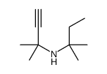 N-TERT-AMYL-1 1-DIMETHYLPROPARGYLAMINE Structure