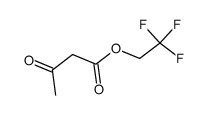 2',2',2'-trifluoroethyl 3-oxobutanoate结构式