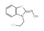 2(3H)-Benzothiazolone,3-(2-mercaptoethyl)-, oxime结构式