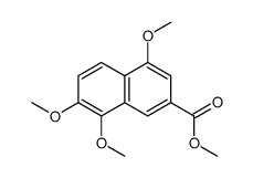 Methyl 4,7,8-trimethoxy-2-naphthoate结构式