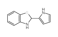 Benzothiazole,2,3-dihydro-2-(1H-pyrrol-2-yl)- Structure