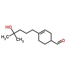 4-(4-Hydroxy-4-methylpentyl)cyclohex-3-enecarbaldehyde structure