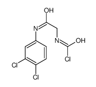 N-[2-(3,4-dichloroanilino)-2-oxoethyl]carbamoyl chloride Structure