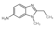 2-乙基-1-甲基1H-苯并咪唑-6-胺结构式