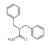 Urea,N,N-bis(phenylmethyl)- Structure