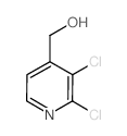 (2,3-二氯-4-吡啶基)甲醇结构式