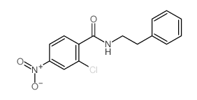 2-Chloro-4-nitro-N-(2-phenylethyl)benzamide Structure