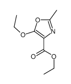 ETHYL 5-ETHOXY-2-METHYLOXAZOLE-4-CARBOXYLATE结构式
