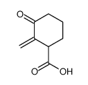 2-methylidene-3-oxocyclohexane-1-carboxylic acid结构式