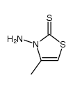 3-amino-4-methyl-3H-thiazole-2-thione Structure