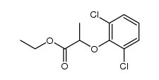 ethyl 2-(2,6-dichlorophenoxy)propanoate结构式