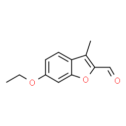 2-Benzofurancarboxaldehyde,6-ethoxy-3-methyl-(9CI) Structure