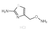 2-Thiazolamine, 4-[ (aminooxy)methyl]-, dihydrochloride Structure