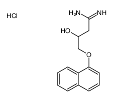 (3-hydroxy-4-naphthalen-1-yloxybutanimidoyl)azanium,chloride Structure