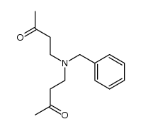 4,4'-(benzylazanediyl)dibutan-2-one Structure