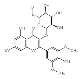丁香亭-3-O-葡糖苷结构式
