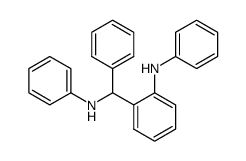 N-<α-(o-anilinophenyl)benzyl>aniline Structure
