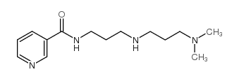 N-[3-(3-Dimethylamino-propylamino)-propyl]-nicotinamide结构式