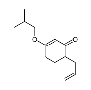 3-(2-methylpropoxy)-6-prop-2-enylcyclohex-2-en-1-one结构式