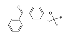 phenyl(4-(trifluoromethoxy)phenyl)methanone Structure