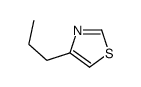 4-propyl-1,3-thiazole结构式