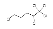 1,1,1,2,5-pentachloropentane结构式