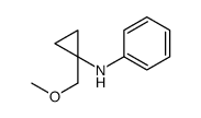 N-[1-(methoxymethyl)cyclopropyl]aniline Structure