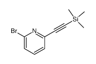 2-bromo-6-(trimethylsilyl)ethynylpyridine结构式