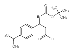 3-叔丁氧羰基氨基-3-(4-异丙基苯基)-丙酸图片