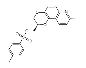 [(2R)-8-methyl-2,3-dihydro[1,4]dioxino[2,3-f]quinolin-2-yl]methyl 4-methylbenzenesulfonate Structure
