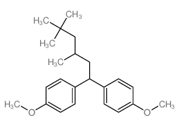 1,1-bis(4-methoxyphenyl)-3,5,5-trimethyl-hexane结构式