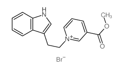 methyl 1-[2-(1H-indol-3-yl)ethyl]pyridine-5-carboxylate structure